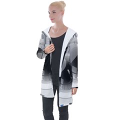 Washing Machines Home Electronic Longline Hooded Cardigan by Cowasu