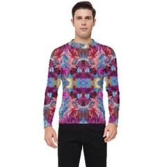 Roses Liquify  Men s Long Sleeve Rash Guard by kaleidomarblingart