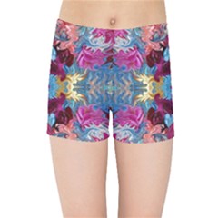 Roses Liquify  Kids  Sports Shorts