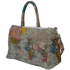 Vintage World Map Duffel Travel Bag