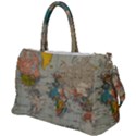 Vintage World Map Duffel Travel Bag View1