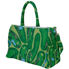 Golf Course Par Golf Course Green Duffel Travel Bag by Cowasu