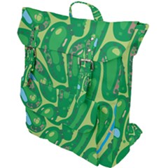 Golf Course Par Golf Course Green Buckle Up Backpack