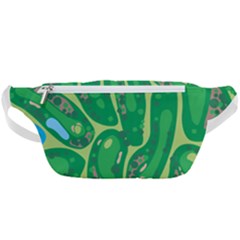 Golf Course Par Golf Course Green Waist Bag  by Cowasu