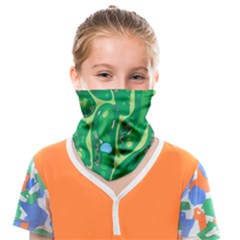 Golf Course Par Golf Course Green Face Covering Bandana (kids) by Cowasu