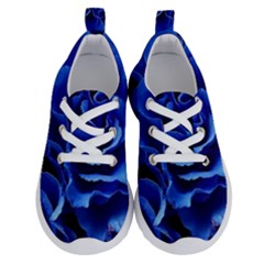 Blue Roses Flowers Plant Romance Blossom Bloom Nature Flora Petals Running Shoes by Cowasu