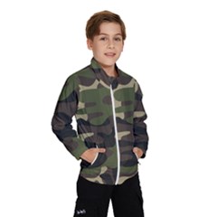 Texture Military Camouflage Repeats Seamless Army Green Hunting Kids  Windbreaker