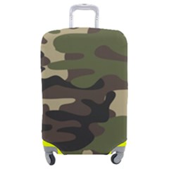 Texture Military Camouflage Repeats Seamless Army Green Hunting Luggage Cover (medium) by Cowasu