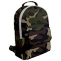 Texture Military Camouflage Repeats Seamless Army Green Hunting Flap Pocket Backpack (Large) View2
