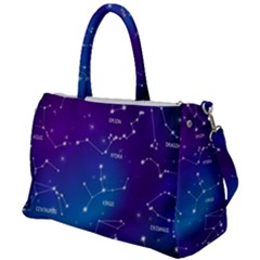 Realistic Night Sky With Constellations Duffel Travel Bag by Cowasu