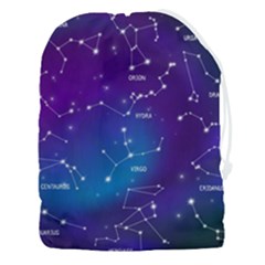 Realistic Night Sky With Constellations Drawstring Pouch (3xl) by Cowasu