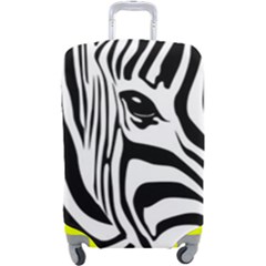 Animal Cute Pattern Art Zebra Luggage Cover (large)