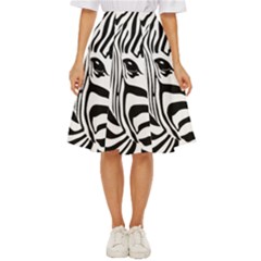 Animal Cute Pattern Art Zebra Classic Short Skirt by Amaryn4rt