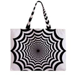 Spider Web Hypnotic Zipper Mini Tote Bag by Amaryn4rt