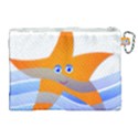 Beach Sea Shell Swimming Canvas Cosmetic Bag (XL) View2