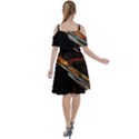 Highway Night Lighthouse Car Fast Cut Out Shoulders Chiffon Dress View2
