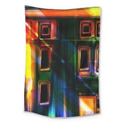 Architecture City Homes Window Large Tapestry by Amaryn4rt