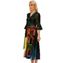 Architecture City Homes Window Midsummer Wrap Dress View2