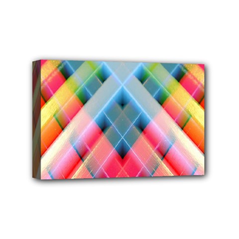 Graphics Colorful Colors Wallpaper Graphic Design Mini Canvas 6  X 4  (stretched) by Amaryn4rt