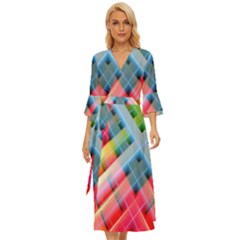 Graphics Colorful Colors Wallpaper Graphic Design Midsummer Wrap Dress