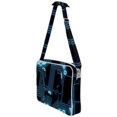 A Completely Seamless Background Design Circuitry Cross Body Office Bag by Amaryn4rt