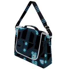 A Completely Seamless Background Design Circuitry Box Up Messenger Bag by Amaryn4rt