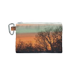 Twilight Sunset Sky Evening Clouds Canvas Cosmetic Bag (small) by Amaryn4rt