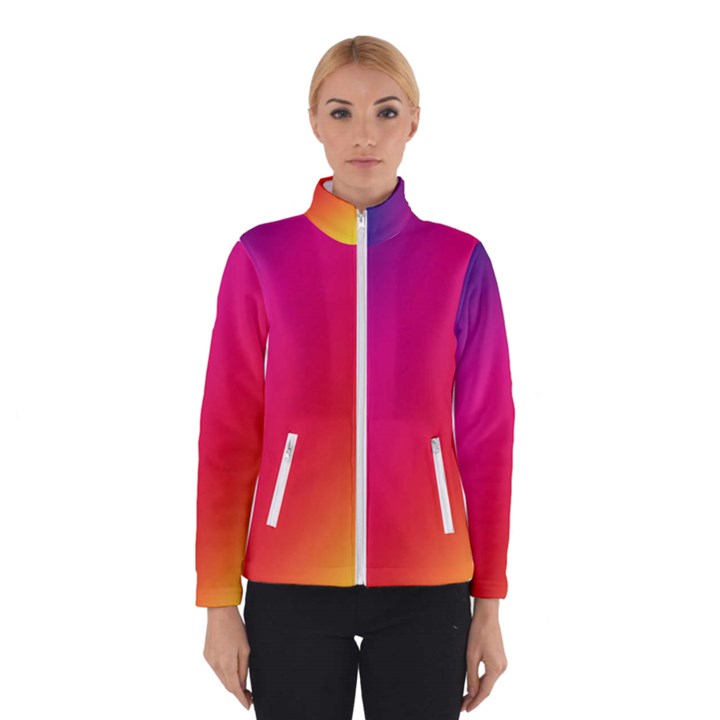 Rainbow Colors Women s Bomber Jacket