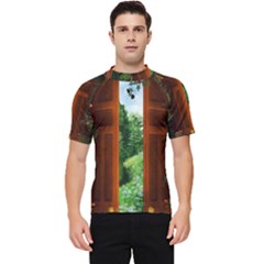 Beautiful World Entry Door Fantasy Men s Short Sleeve Rash Guard by Amaryn4rt