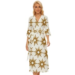 Seamless Repeating Tiling Tileable Midsummer Wrap Dress