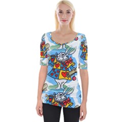 Seamless Repeating Tiling Tileable Wide Neckline Tee