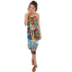 Seamless Repeating Tiling Tileable Waist Tie Cover Up Chiffon Dress
