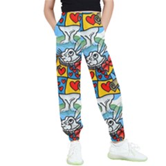 Seamless Repeating Tiling Tileable Kids  Elastic Waist Pants