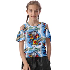 Seamless Repeating Tiling Tileable Kids  Butterfly Cutout Tee