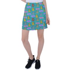 Meow Cat Pattern Tennis Skirt by Amaryn4rt