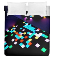 Dance Floor Duvet Cover Double Side (queen Size) by Amaryn4rt