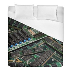 Computer Ram Tech - Duvet Cover (full/ Double Size) by Amaryn4rt