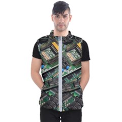 Computer Ram Tech - Men s Puffer Vest by Amaryn4rt