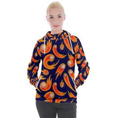 Space Patterns Pattern Women s Hooded Pullover by Amaryn4rt