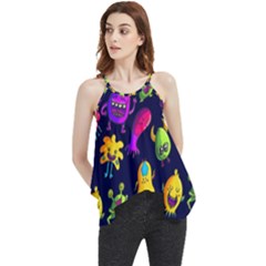 Space Patterns Flowy Camisole Tank Top by Amaryn4rt