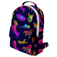Space Pattern Flap Pocket Backpack (small) by Amaryn4rt