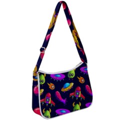 Space Pattern Zip Up Shoulder Bag by Amaryn4rt