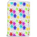 Snowflake Pattern Repeated 8  x 10  Softcover Notebook View2