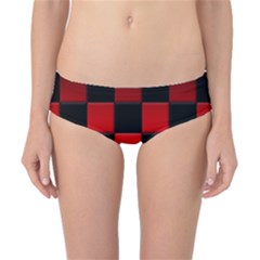 Black And Red Backgrounds- Classic Bikini Bottoms by Amaryn4rt