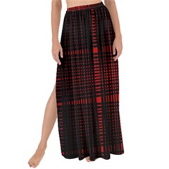 Black And Red Backgrounds Maxi Chiffon Tie-up Sarong by Amaryn4rt