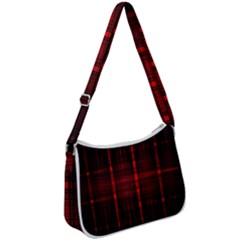 Black And Red Backgrounds Zip Up Shoulder Bag by Amaryn4rt
