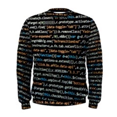 Close Up Code Coding Computer Men s Sweatshirt by Amaryn4rt