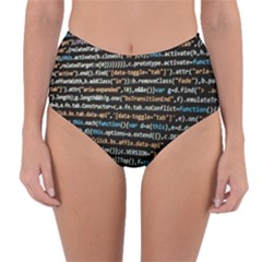 Close Up Code Coding Computer Reversible High-waist Bikini Bottoms by Amaryn4rt