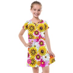 Flowers Blossom Bloom Nature Plant Kids  Cross Web Dress