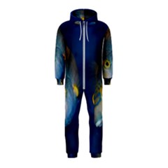 Fish Blue Animal Water Nature Hooded Jumpsuit (kids)